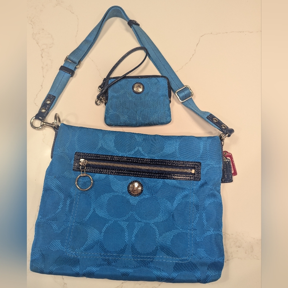 Blue Coach Women's Bag Set